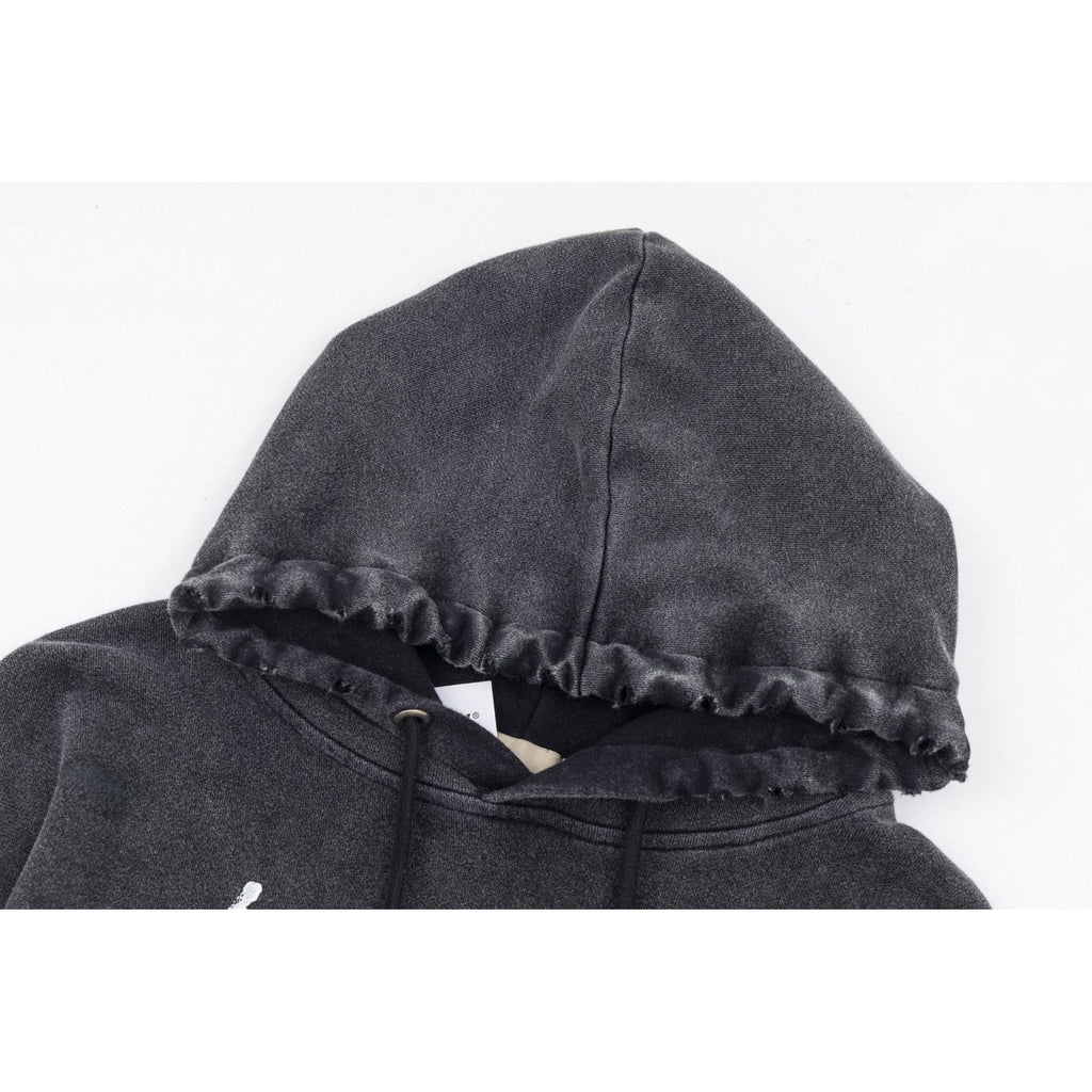 Gallery Dept Hoodie Loose Casual Distressed Hoodie
