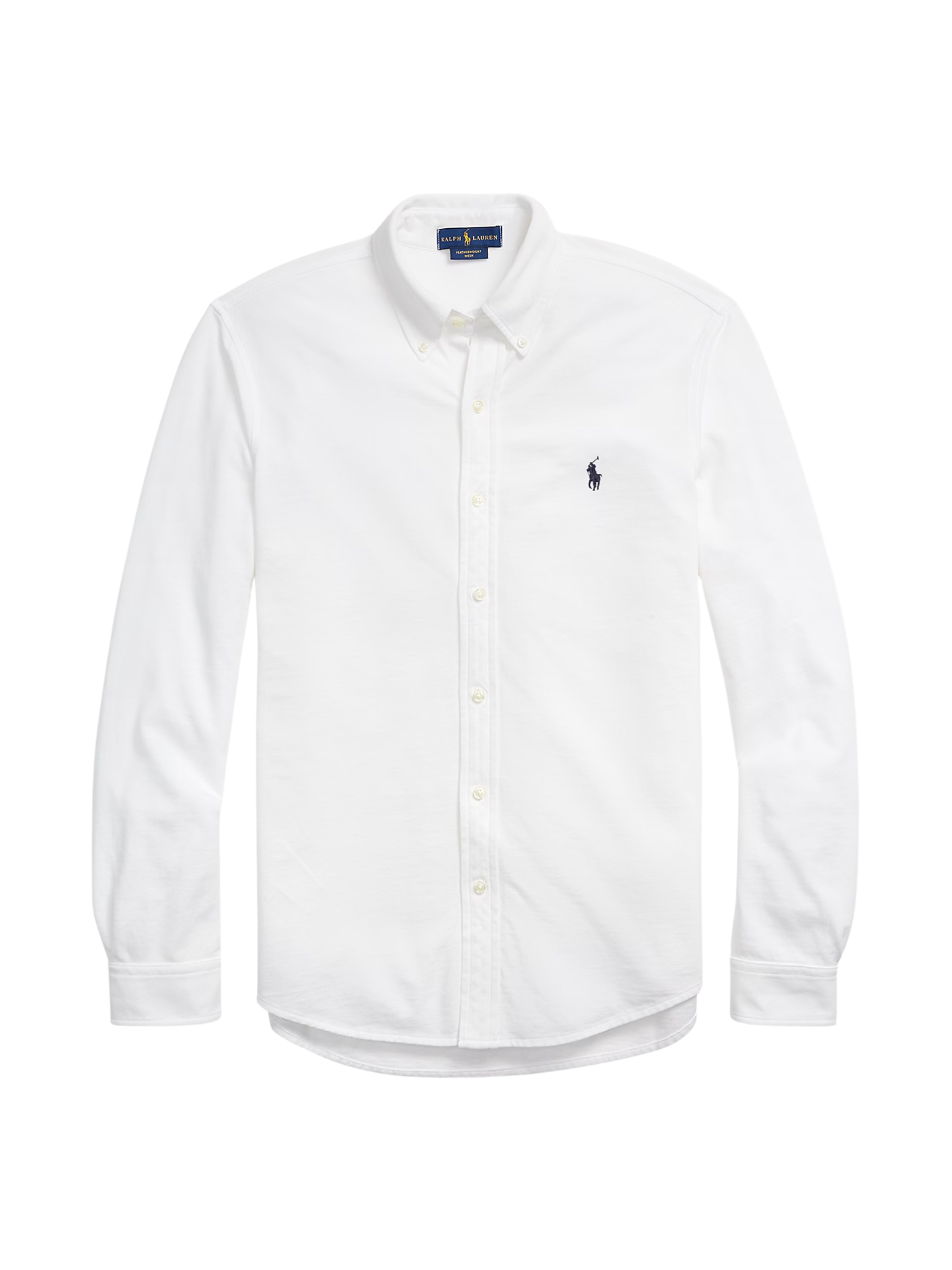 RALPH LAUREN Featherweight Mesh Shirt White