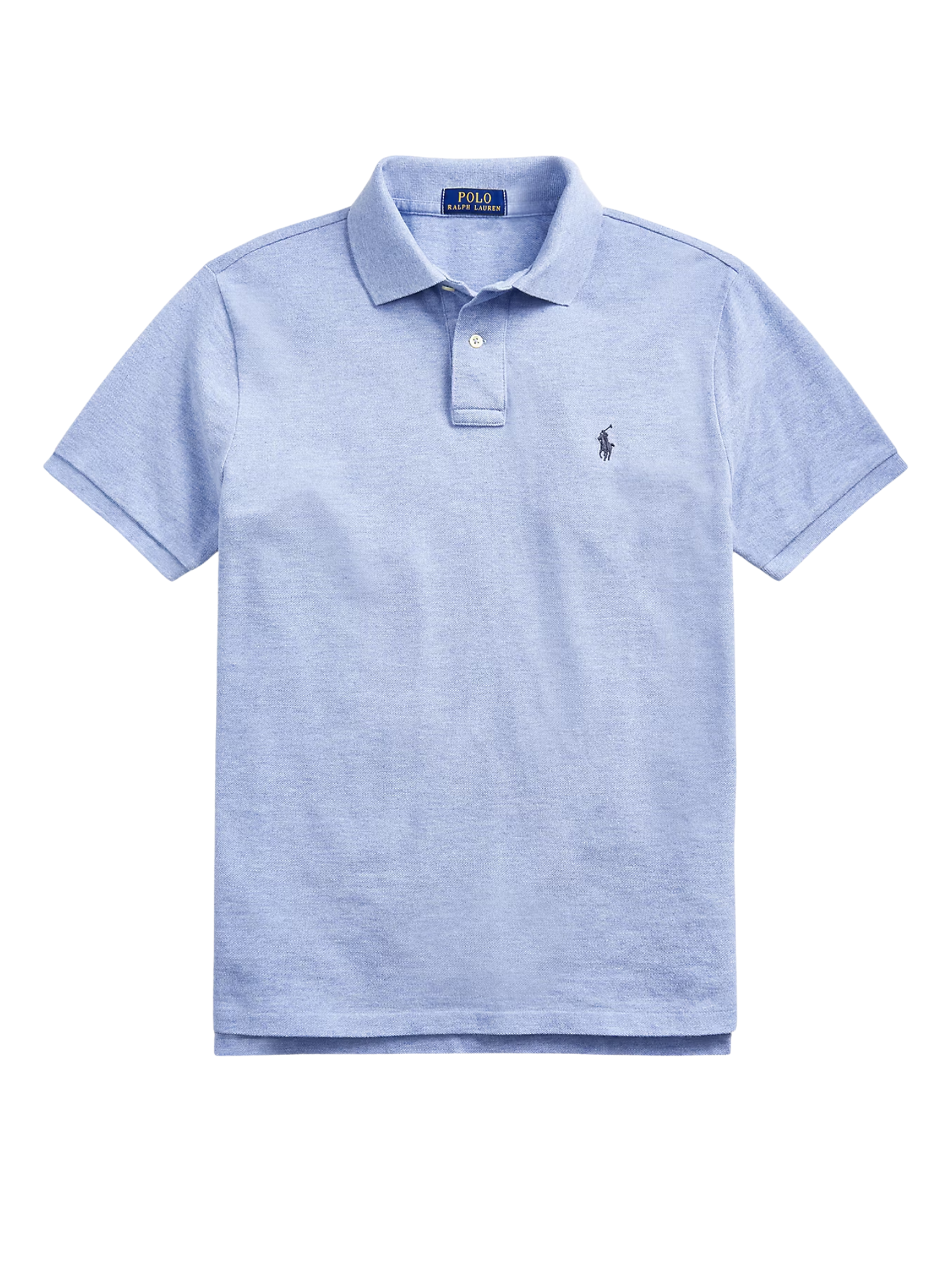 RALPH LAUREN The Iconic Mesh Polo Shirt Isle Heather