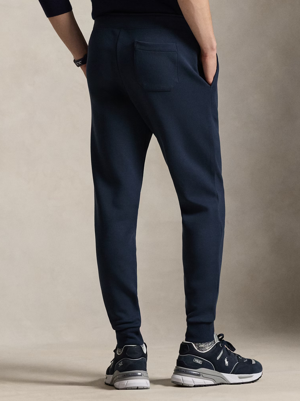 RALPH LAUREN Double-Knit Jogging Bottoms Aviator Navy