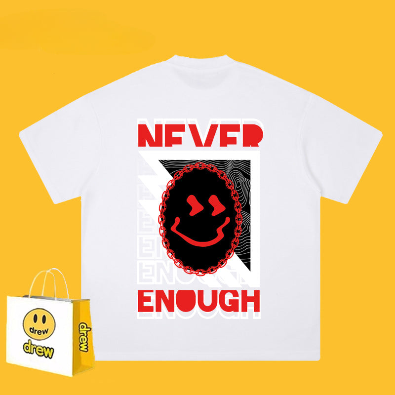 Drew T-shirts T-shirt Loose Men's Short Sleeve