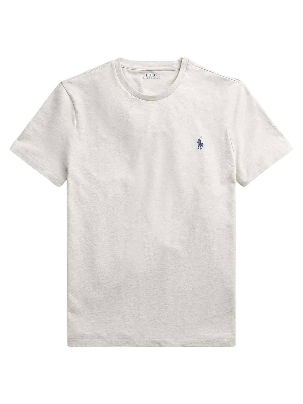 RALPH LAUREN Custom Slim Fit Jersey Crewneck T-Shirt New Grey Heather
