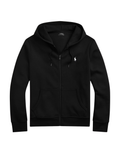 RALPH LAUREN Double-Knit Full-Zip Hoodie Polo Black
