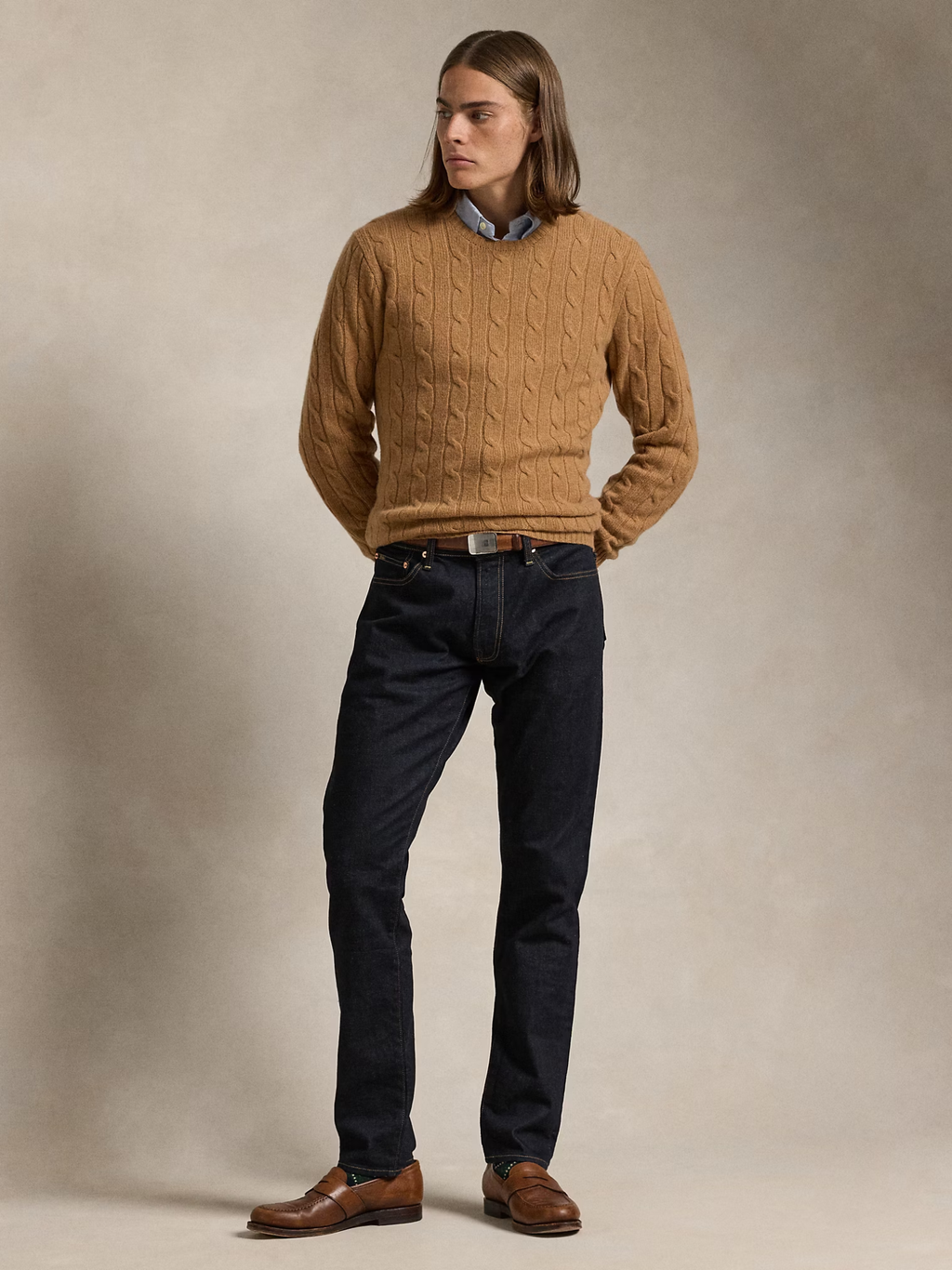RALPH LAUREN Sullivan Slim Polo Pony Stretch Jeans Rinse Stretch Navy