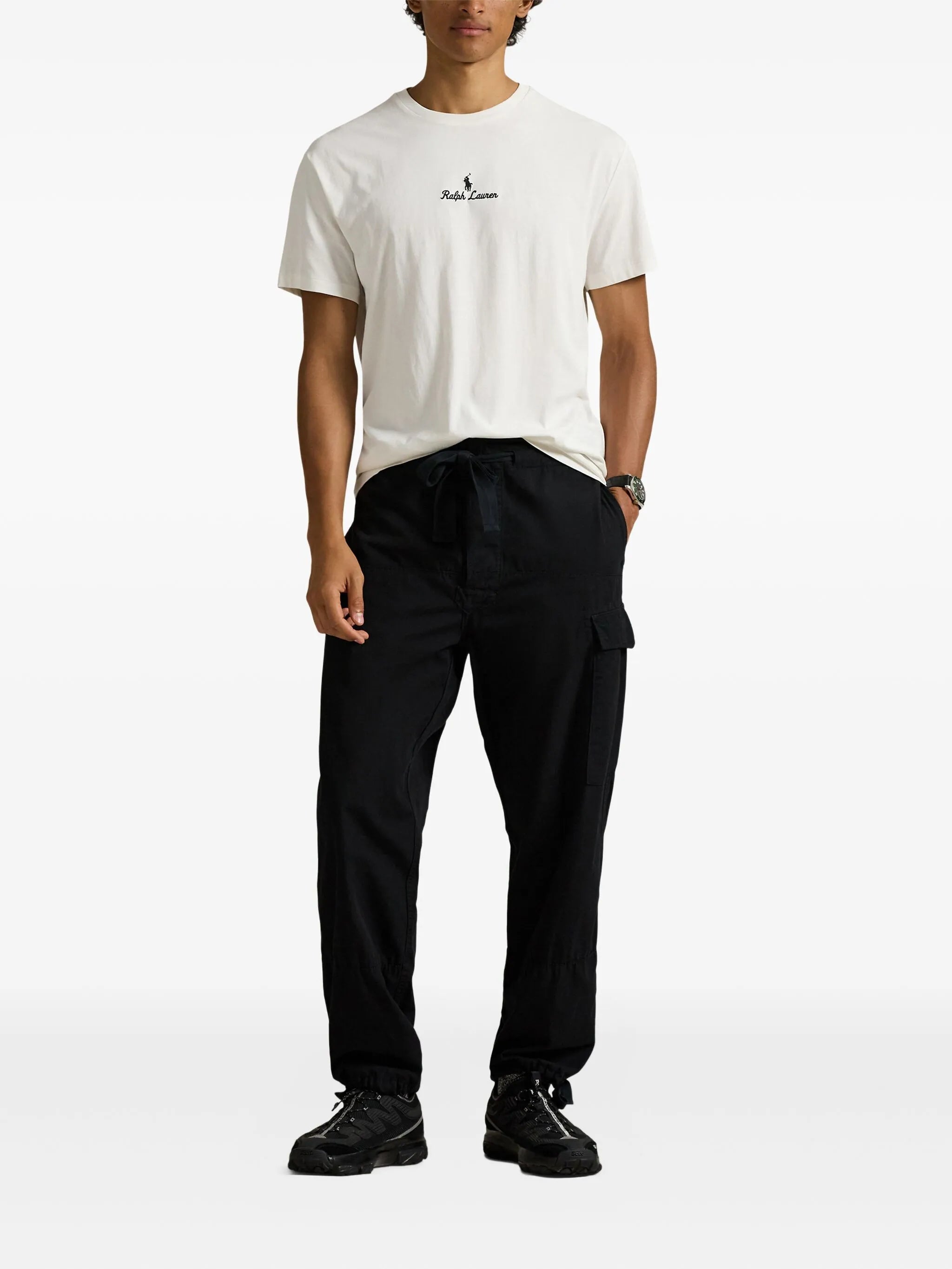 RALPH LAUREN Classic Fit Logo Jersey T-Shirt White