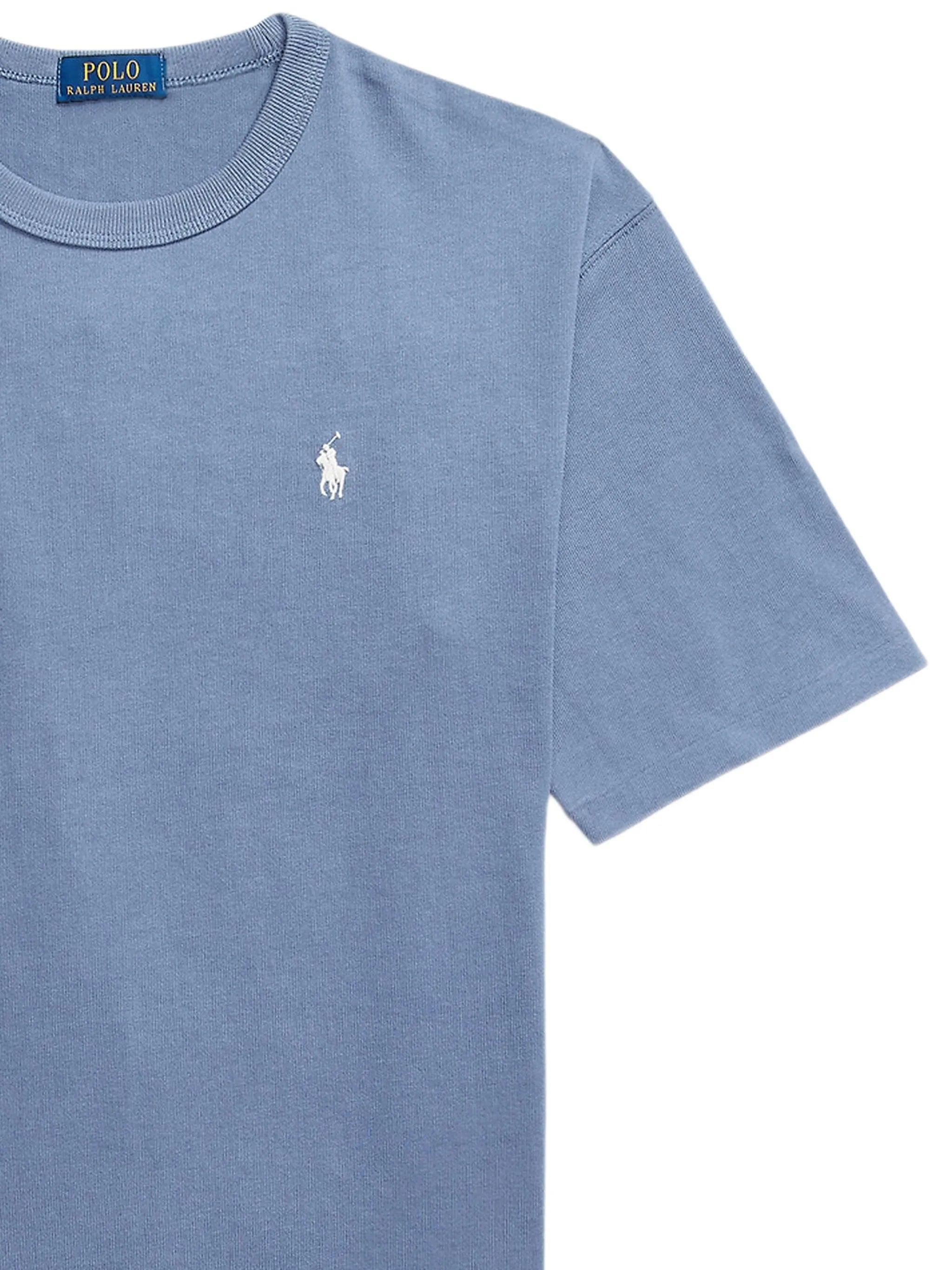 RALPH LAUREN Relaxed Fit Logo Jersey T-Shirt Blue