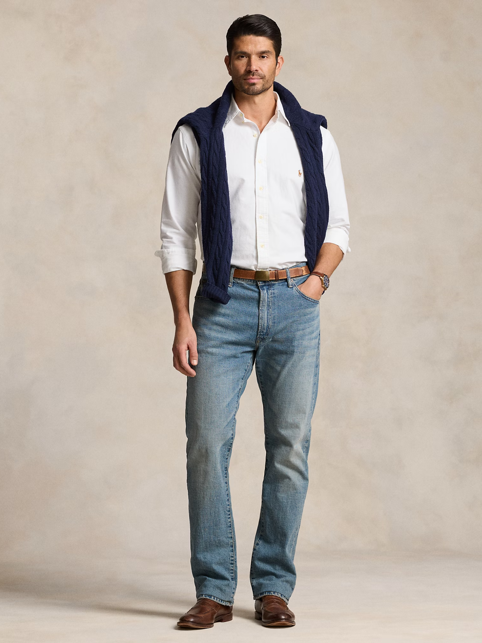 RALPH LAUREN The Iconic Oxford Shirt White