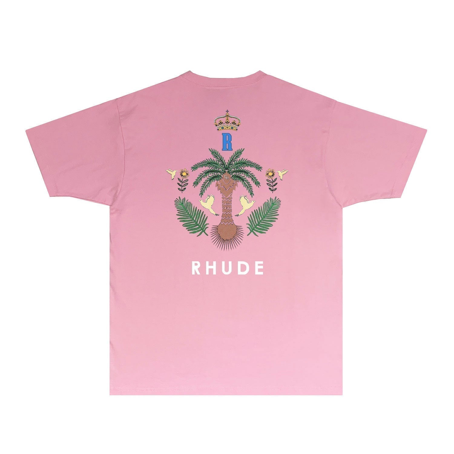 Rhude T-shirts Printed Trendy Pure Cotton