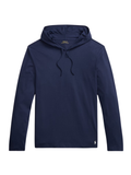 RALPH LAUREN Cotton Jersey Sleep Hoodie Cruise Navy