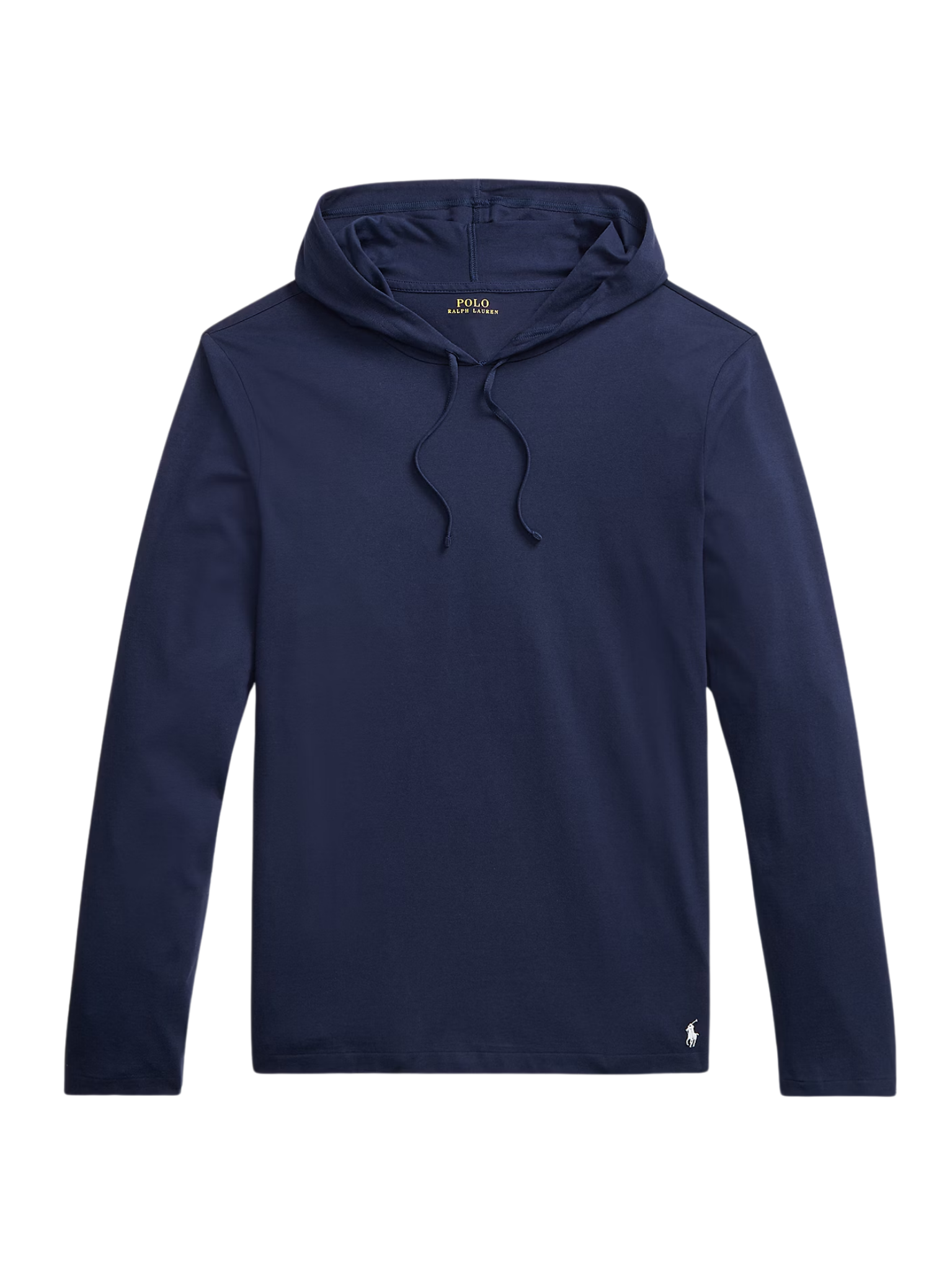 RALPH LAUREN Cotton Jersey Sleep Hoodie Cruise Navy