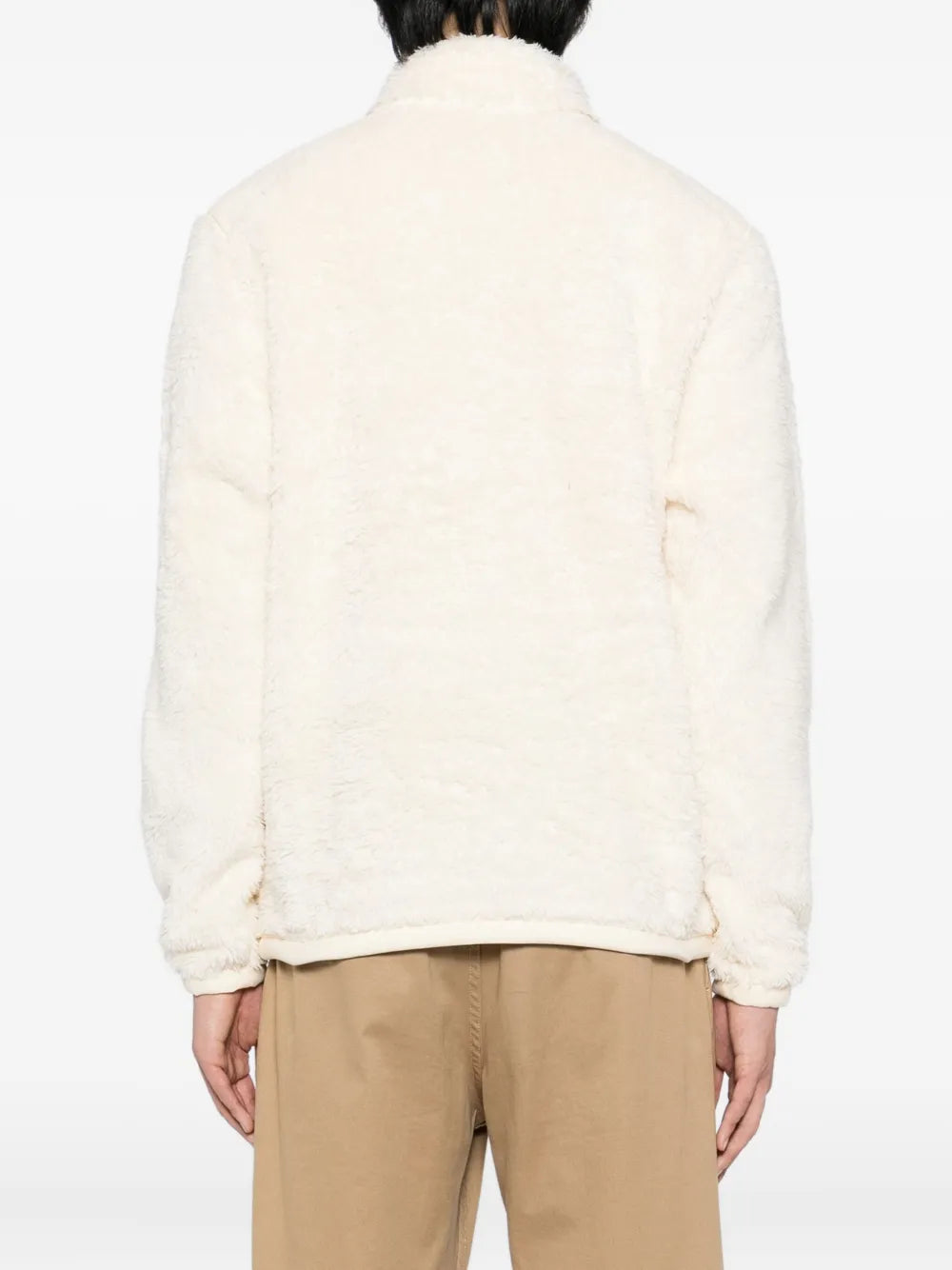 RALPH LAUREN Long Sleeved Full Zip Sweater Cream