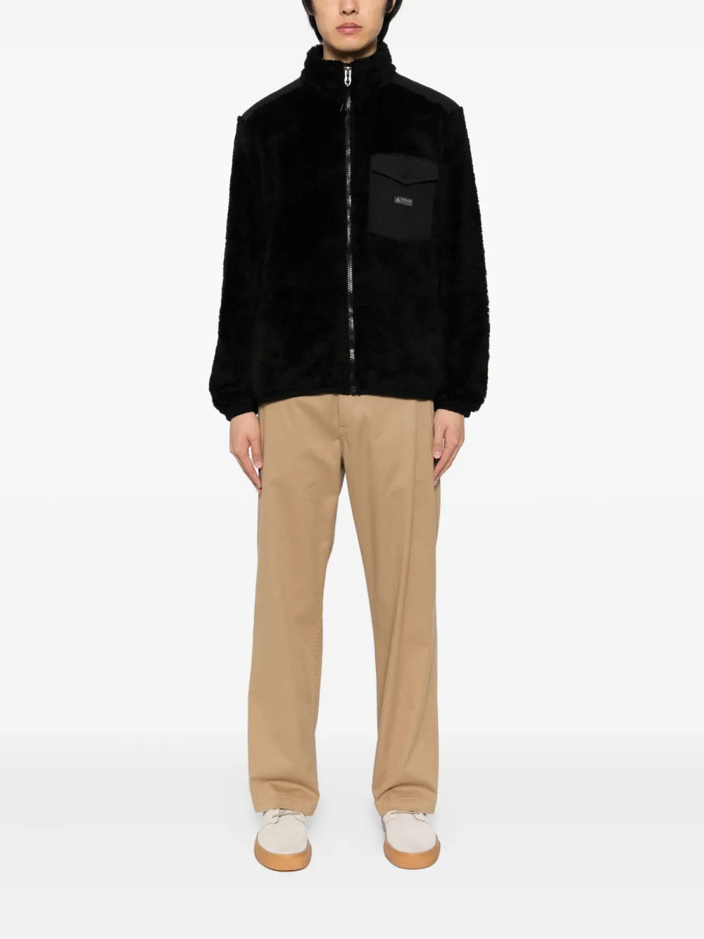 RALPH LAUREN Long Sleeved Full Zip Jacket Black