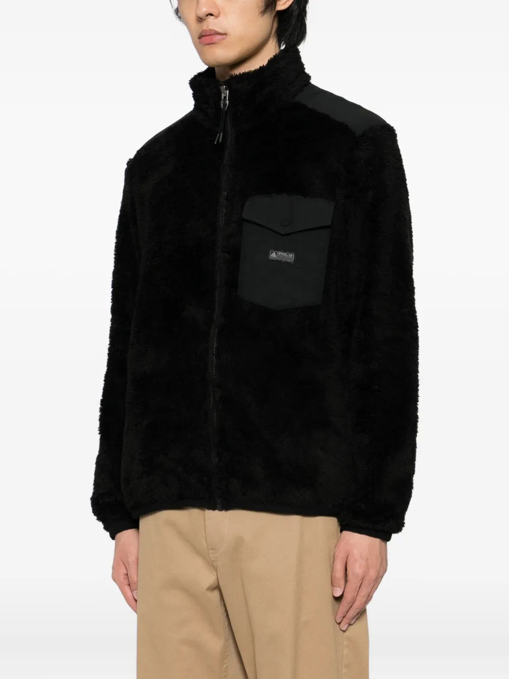 RALPH LAUREN Long Sleeved Full Zip Jacket Black