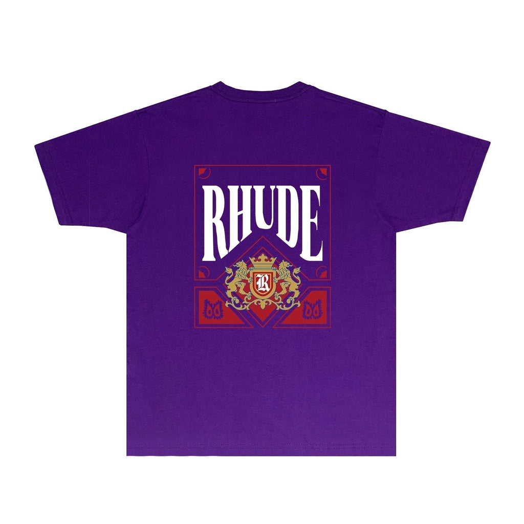 Rhude T-shirts Printed Trendy Pure Cotton