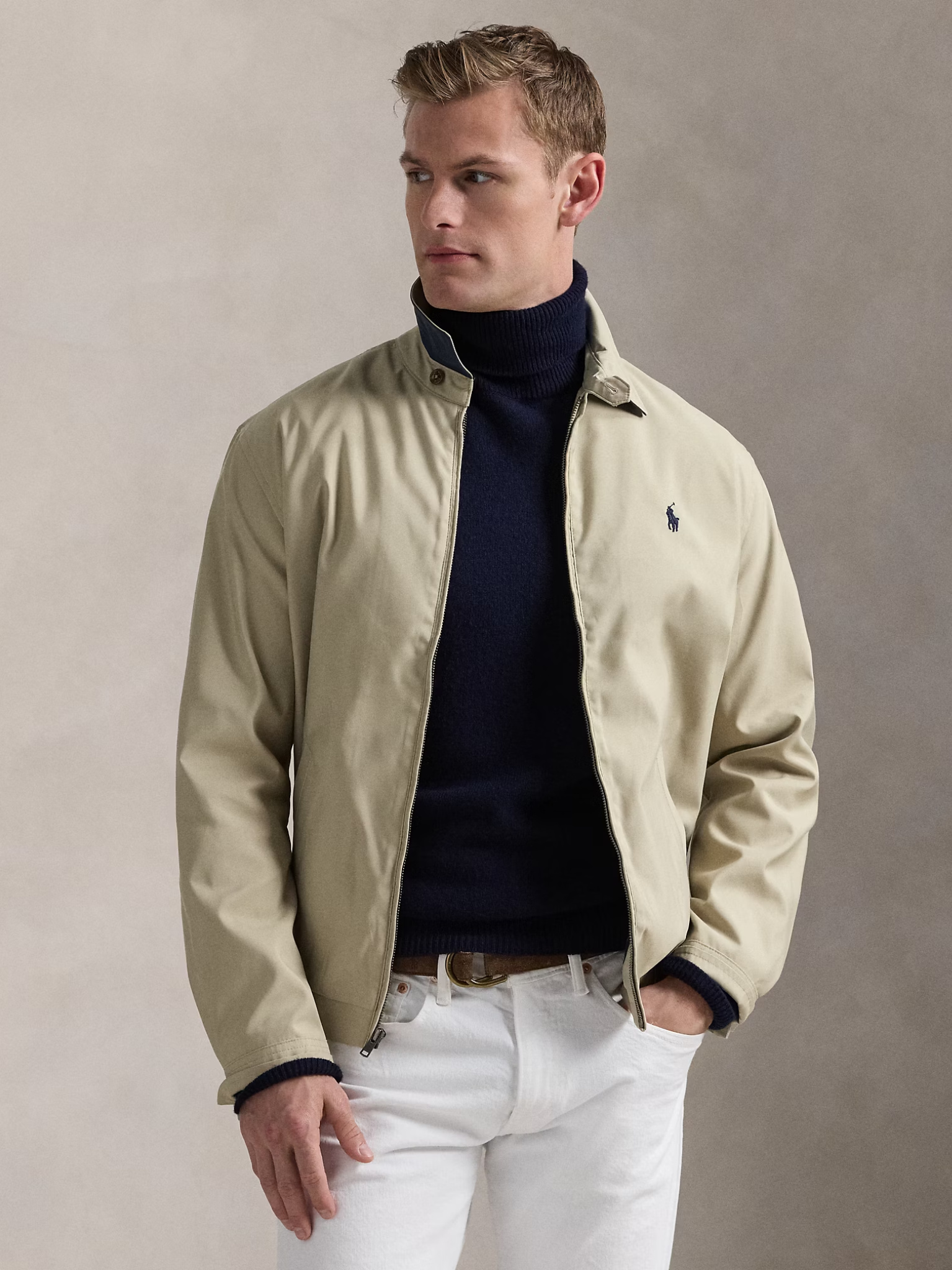 RALPH LAUREN Bi-Swing Jacket Khaki Uniform