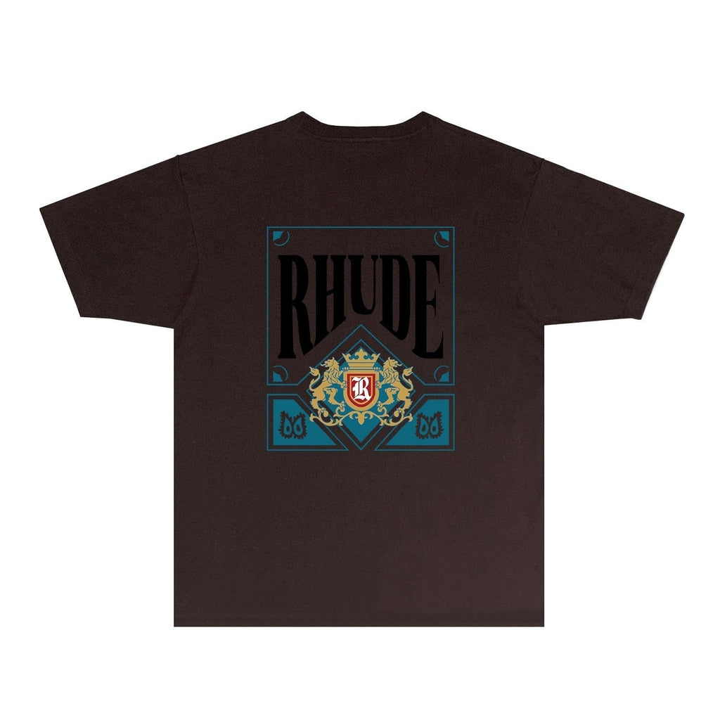 Rhude T-shirts Printed Trendy Pure Cotton