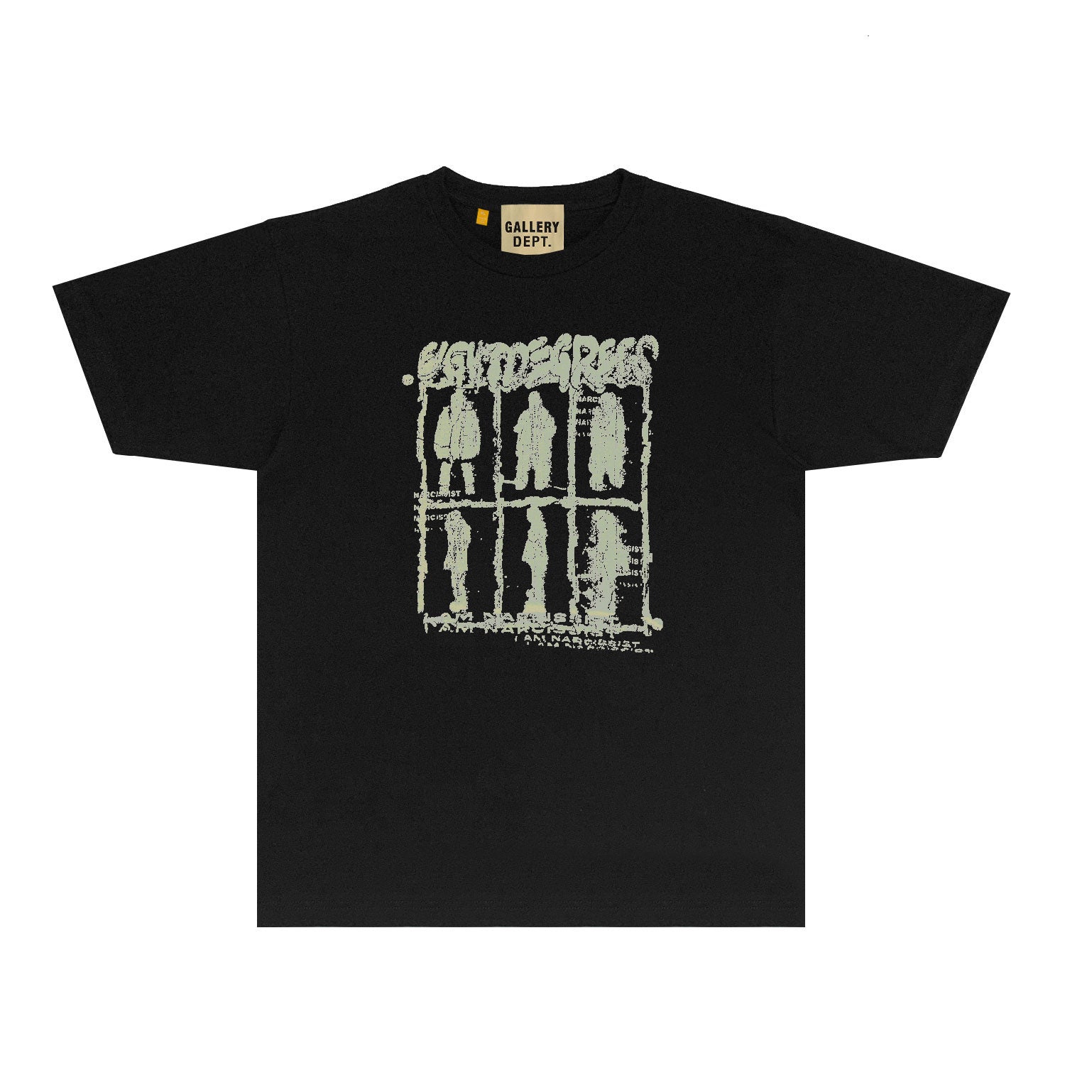 Gallery Dept T Shirt Retro Printed Loose Short-Sleeved Shirt