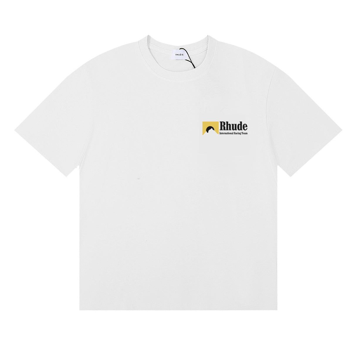 Rhude T-shirts International Racing Team Simple Cotton Short Sleeve Men and Women