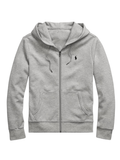 RALPH LAUREN Double-Knit Full-Zip Hoodie Light Sport Heather