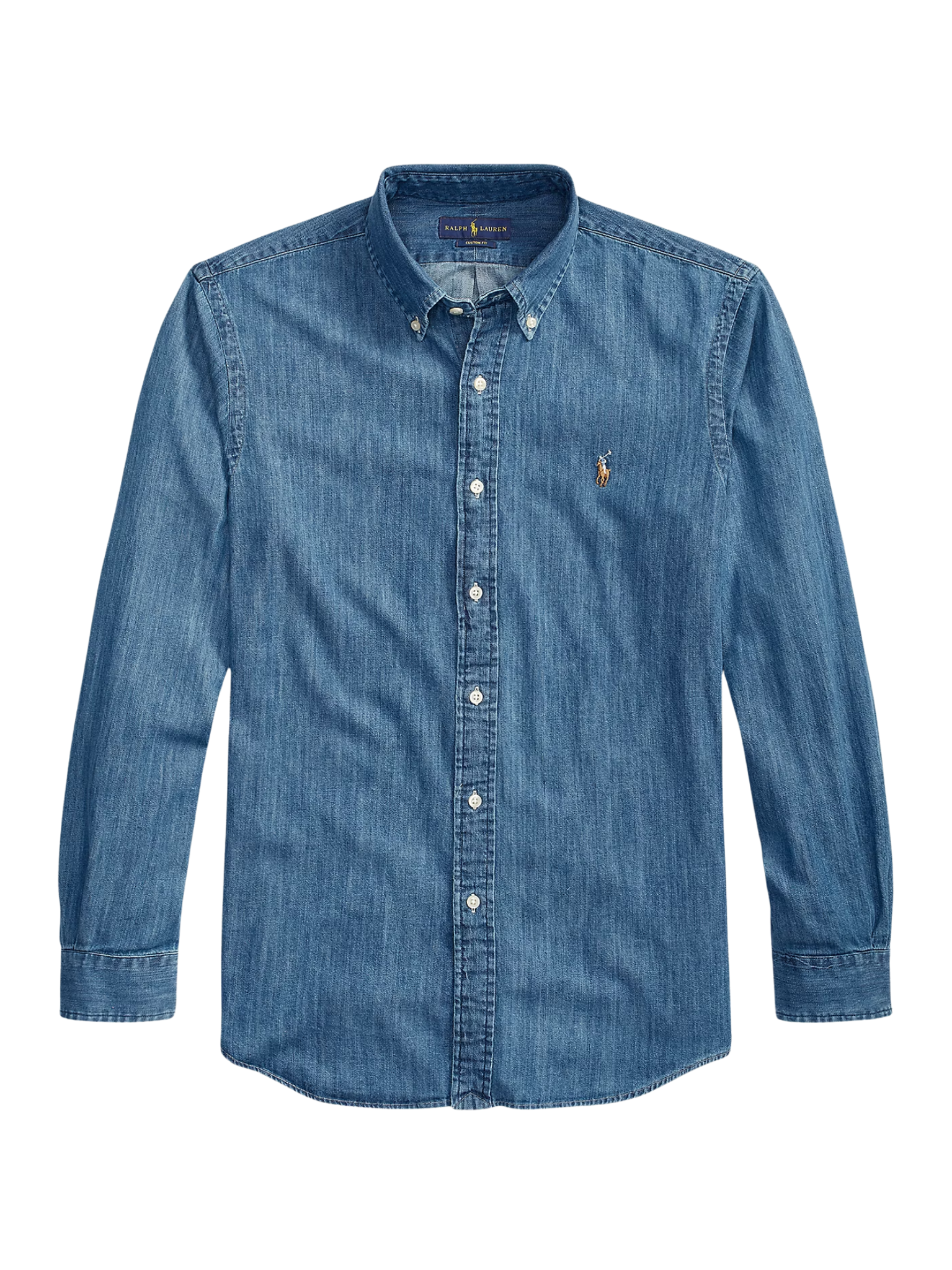 RALPH LAUREN Custom Fit Denim Shirt Denim