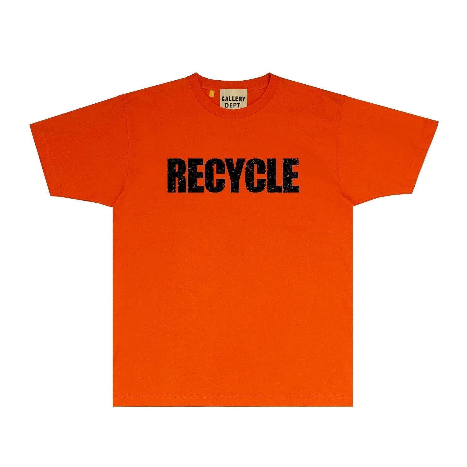 Gallery Dept T Shirt Retro Printed Loose Short-Sleeved Shirt