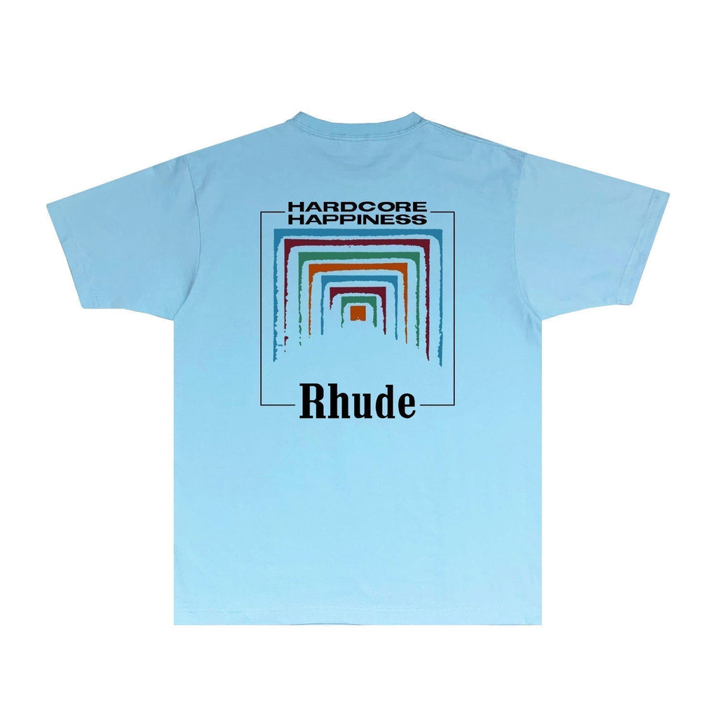 Rhude T-shirts Printed Trendy Pure Cotton