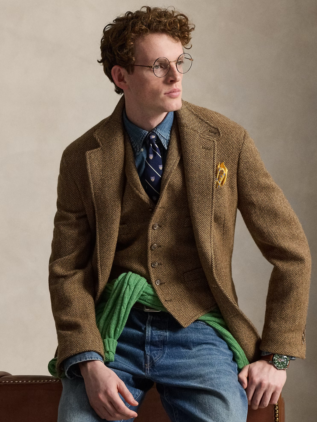 RALPH LAUREN Custom Fit Denim Shirt Denim