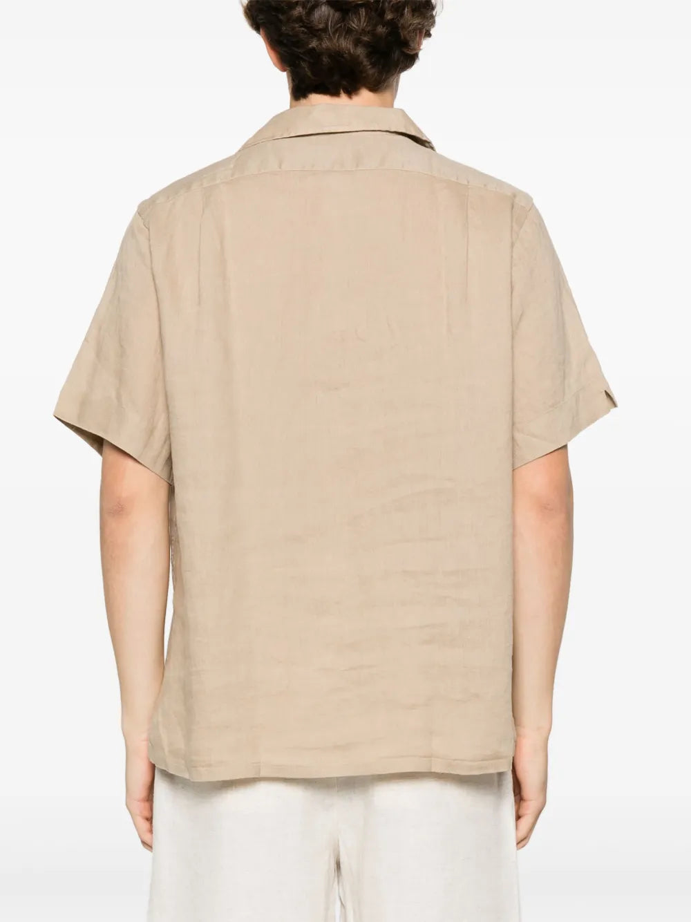 RALPH LAUREN Linen Classic Fit Shirt Beige