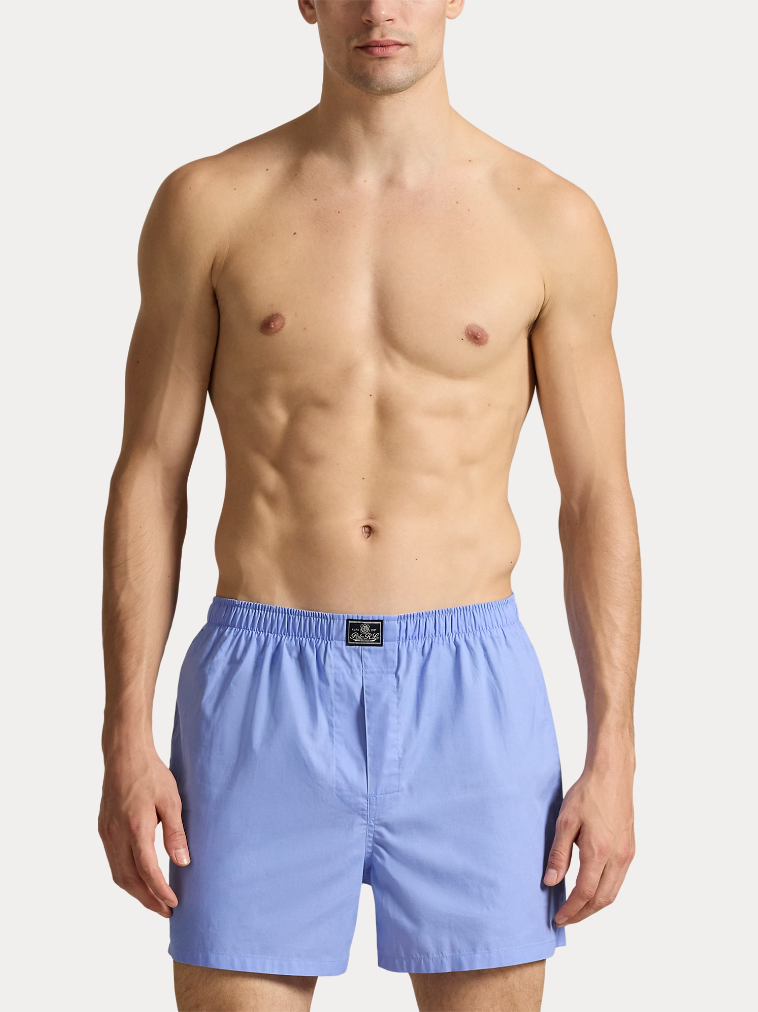 RALPH LAUREN Cotton Boxer 3-Pack White/Blue/Navy