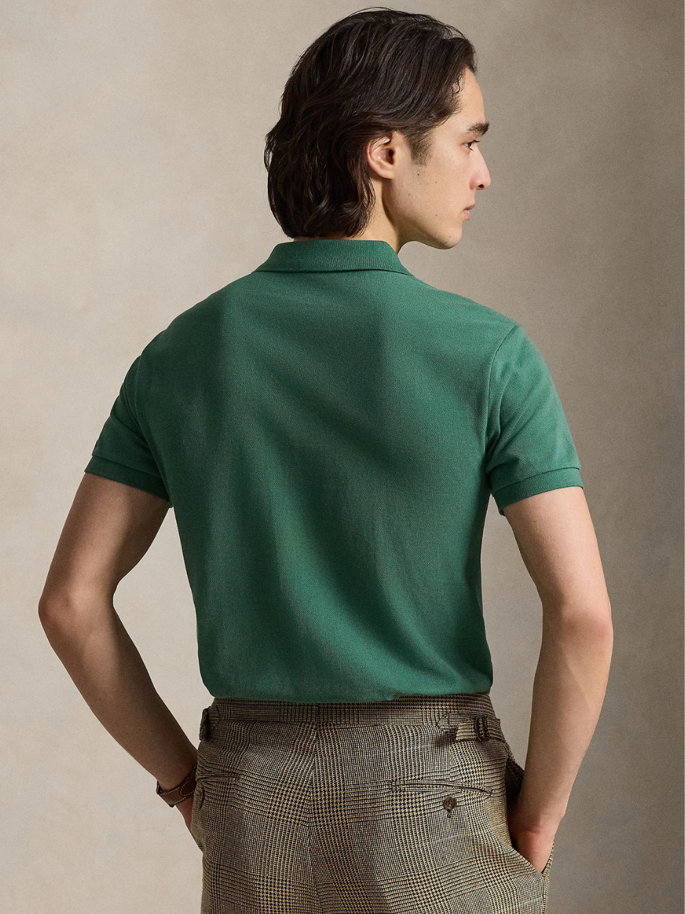 RALPH LAUREN The Iconic Mesh Polo Antique Green