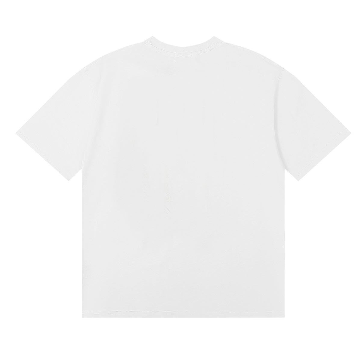 Rhude T-shirts Fox Hound Cotton Casual Short Sleeve Men and Women