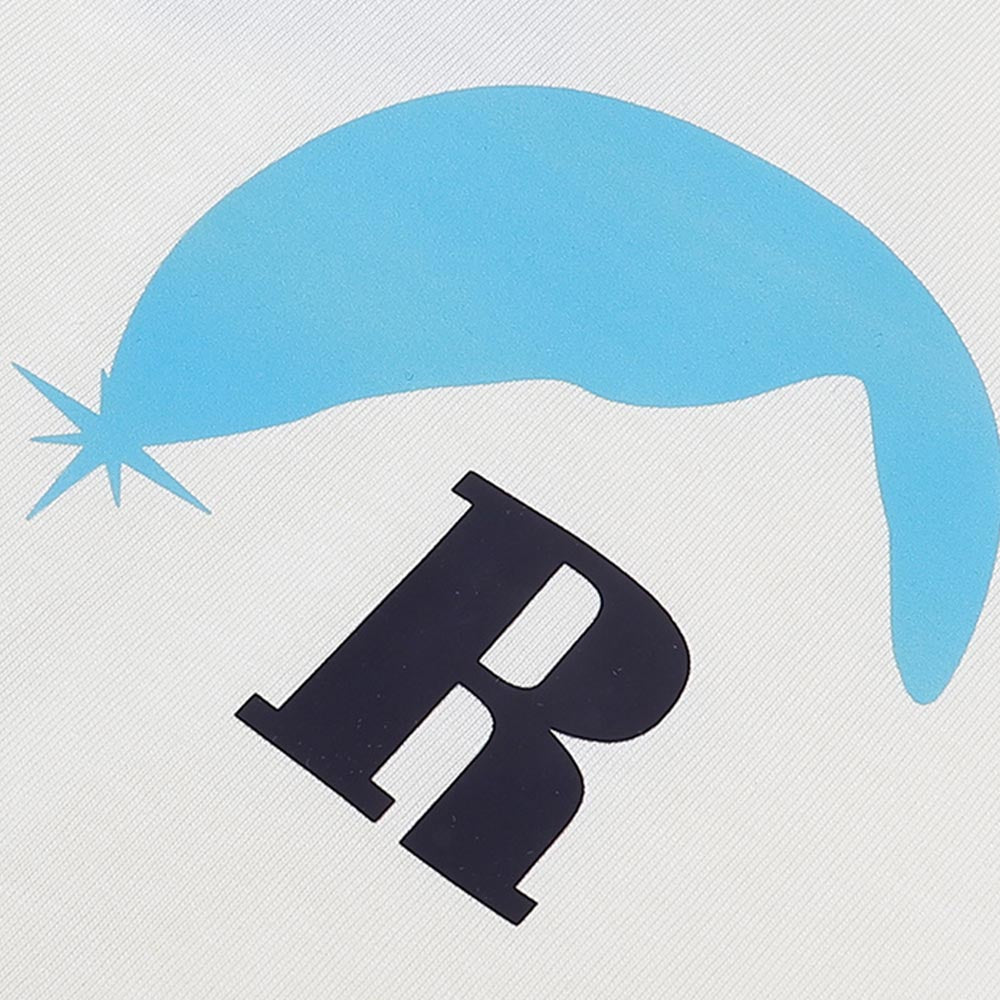 Rhude T-shirts Blue Sunset Print Cotton Casual Short Sleeve Men and Women