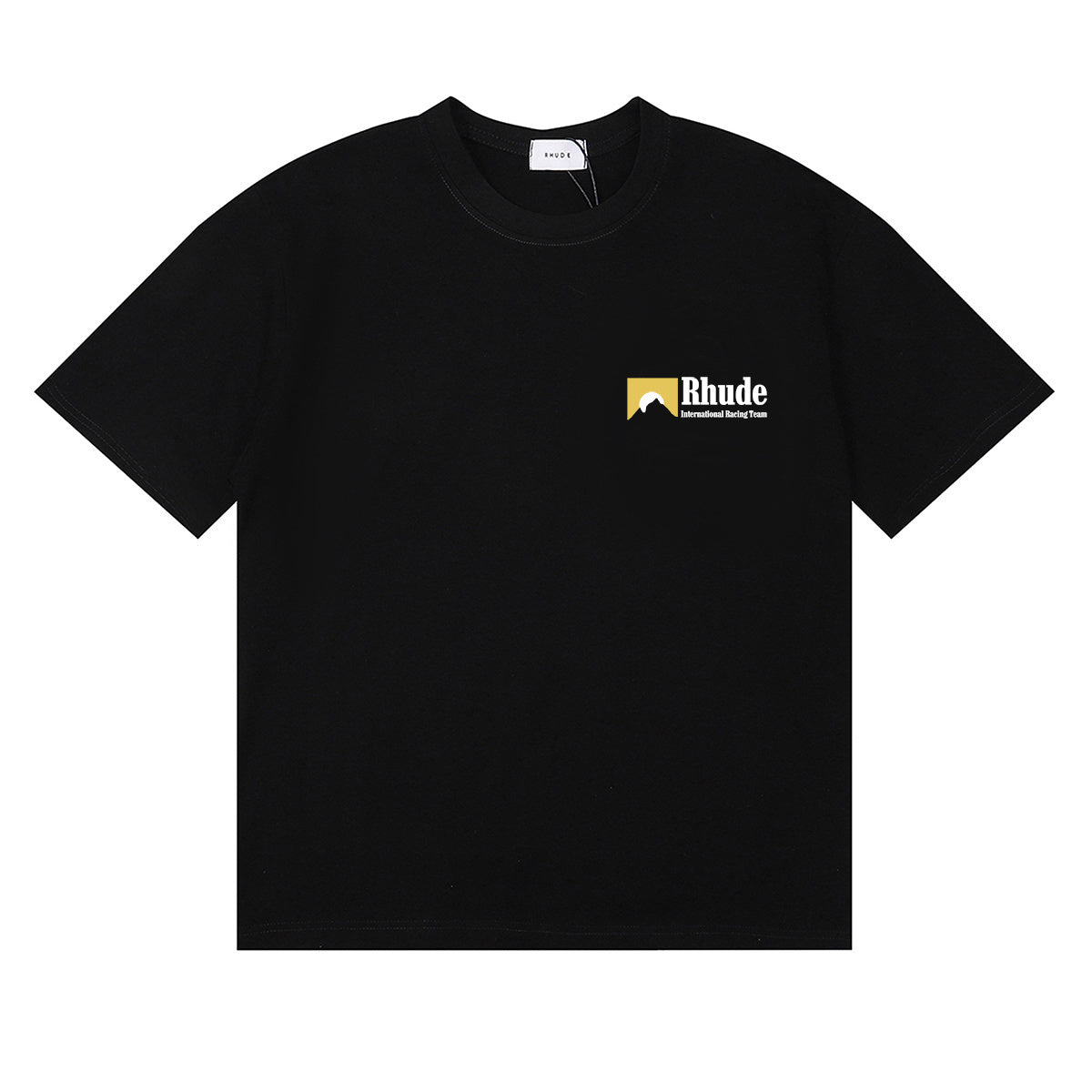 Rhude T-shirts International Racing Team Simple Cotton Short Sleeve Men and Women