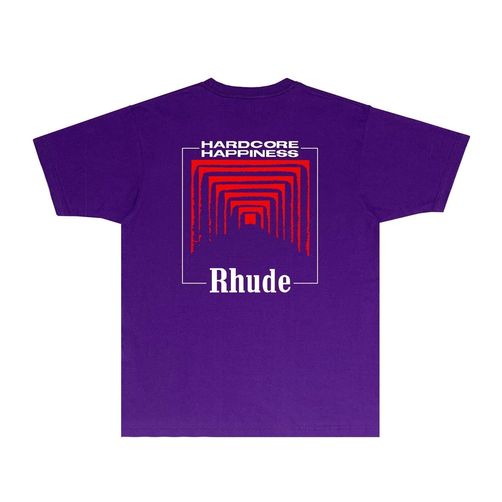 Rhude T-shirts Printed Trendy Pure Cotton