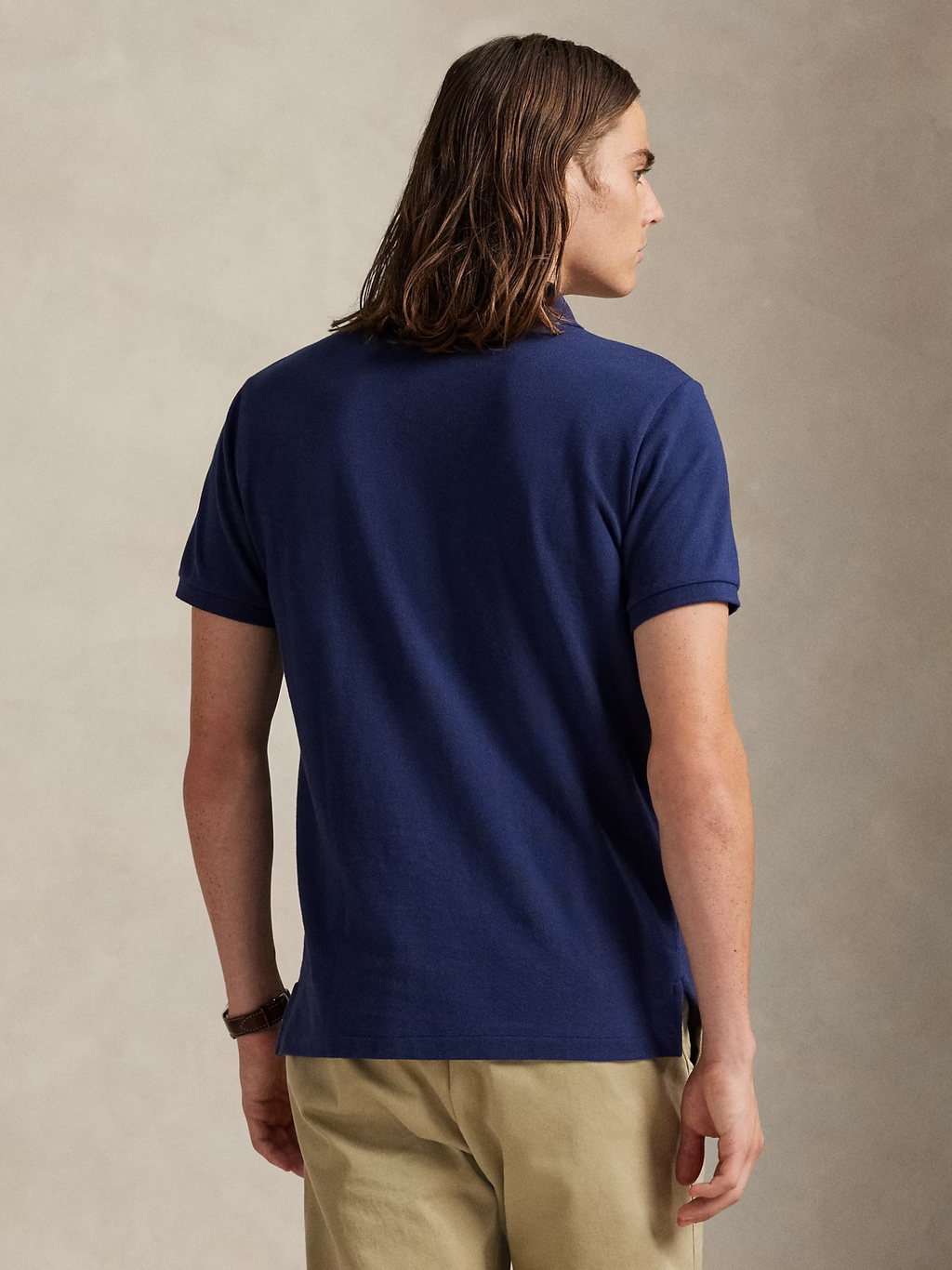 RALPH LAUREN The Iconic Mesh Polo Shirt Newport Navy