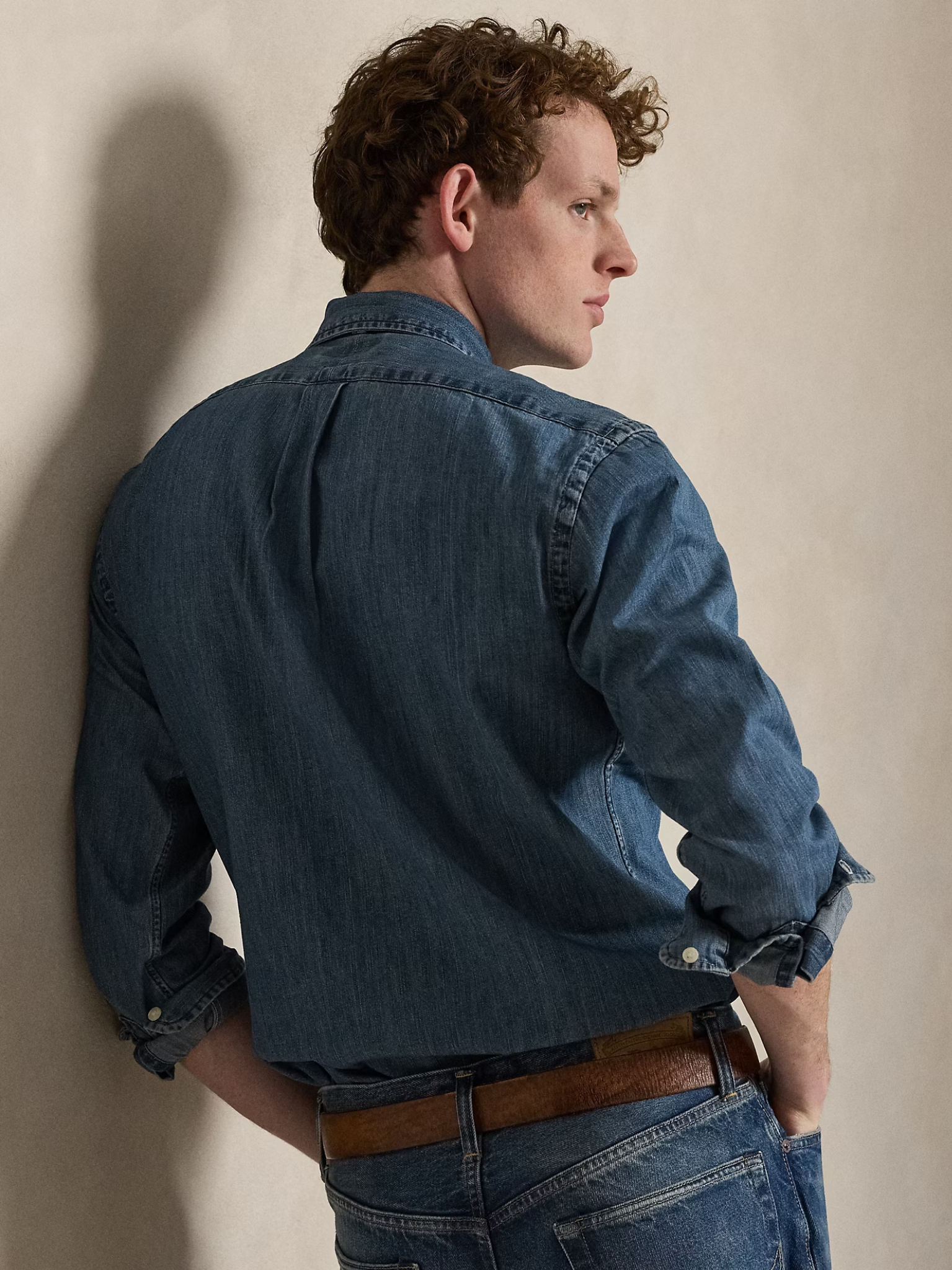RALPH LAUREN Custom Fit Denim Shirt Denim