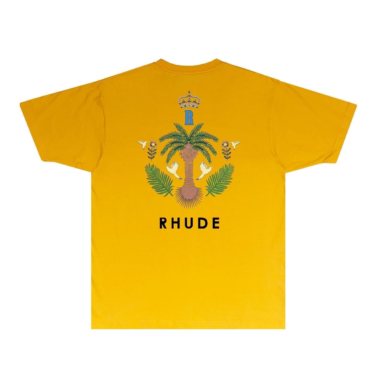 Rhude T-shirts Printed Trendy Pure Cotton