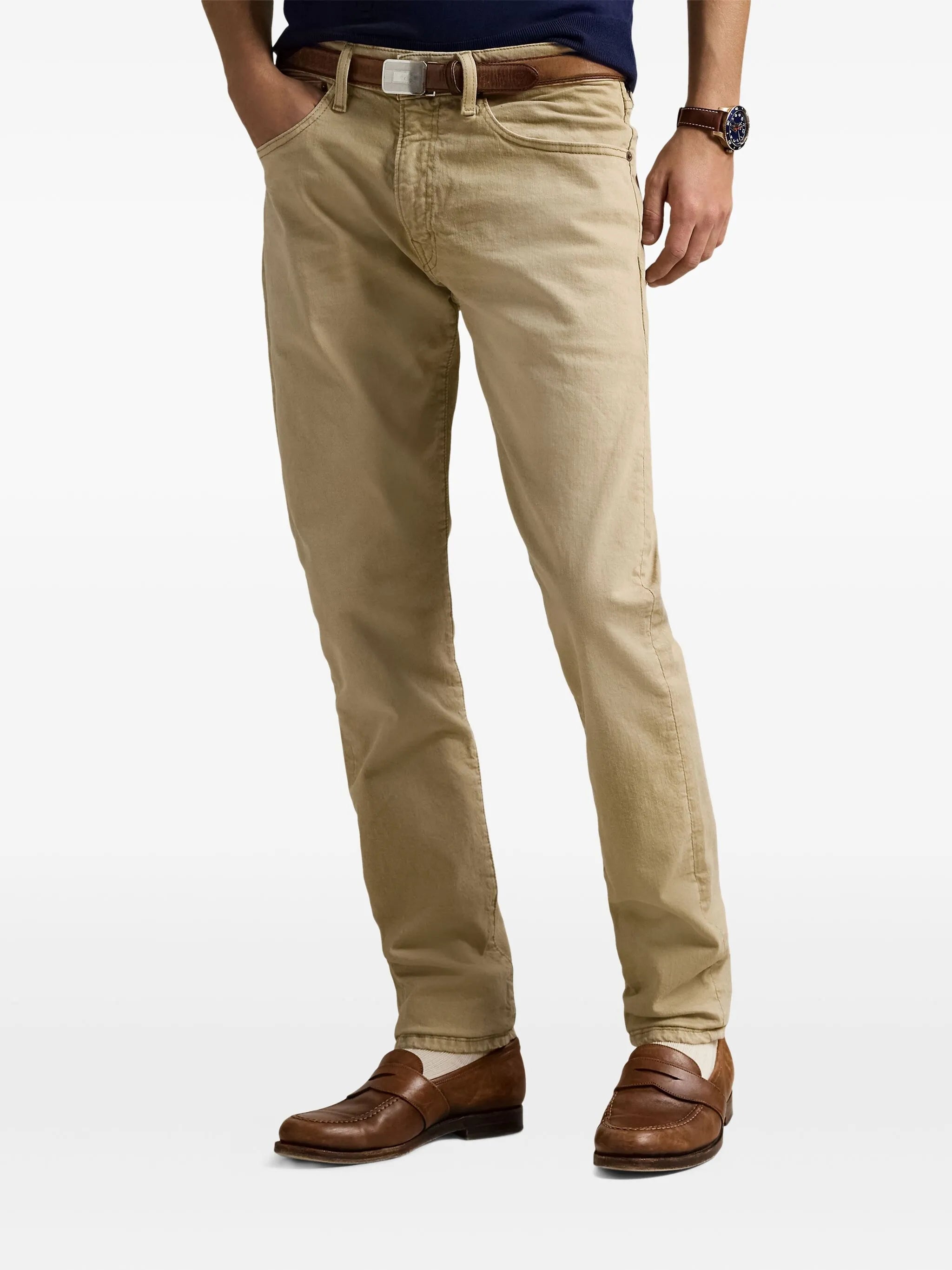 RALPH LAUREN Sullivan Slim Fit Jeans Beige