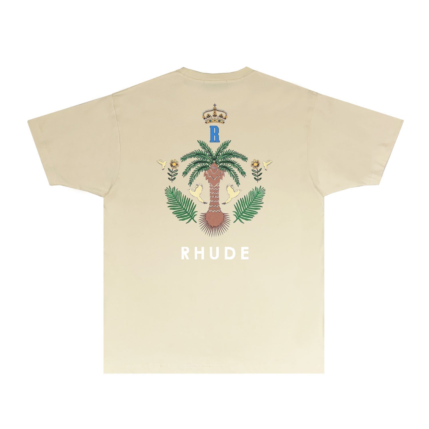 Rhude T-shirts Printed Trendy Pure Cotton