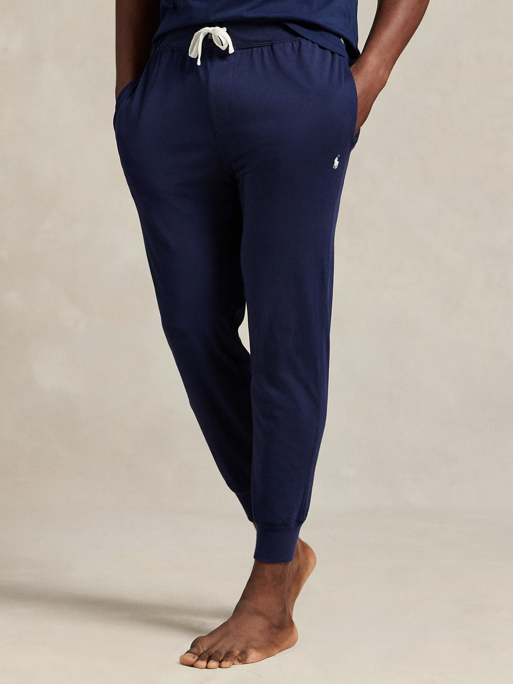 RALPH LAUREN Cotton Jersey Sleep Joggers Cruise Navy