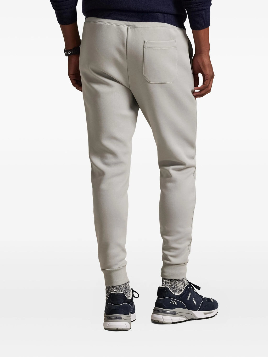 RALPH LAUREN Double-Knit Jogging Pants Grey