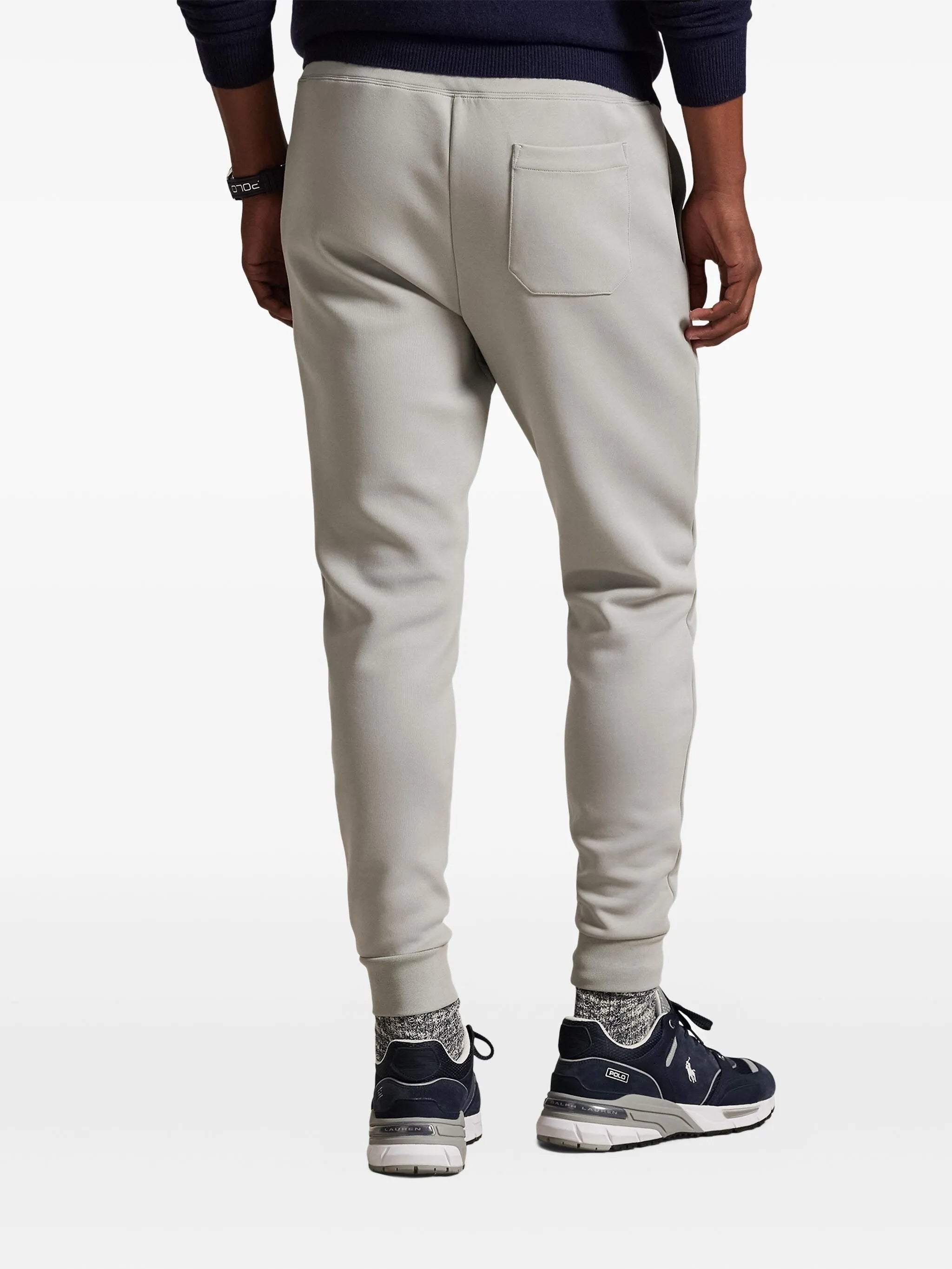 RALPH LAUREN Double-Knit Jogging Pants Grey