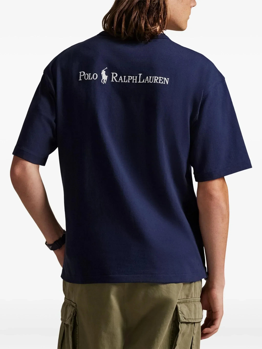 RALPH LAUREN Relaxed Fit Logo Jersey T-Shirt Navy