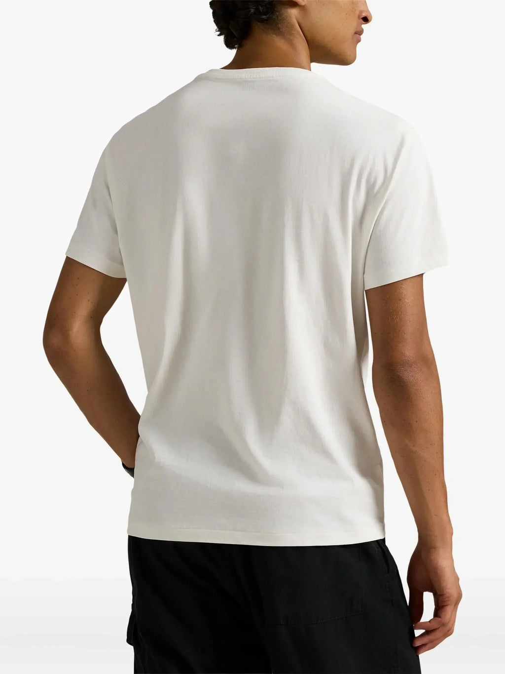 RALPH LAUREN Classic Fit Logo Jersey T-Shirt White