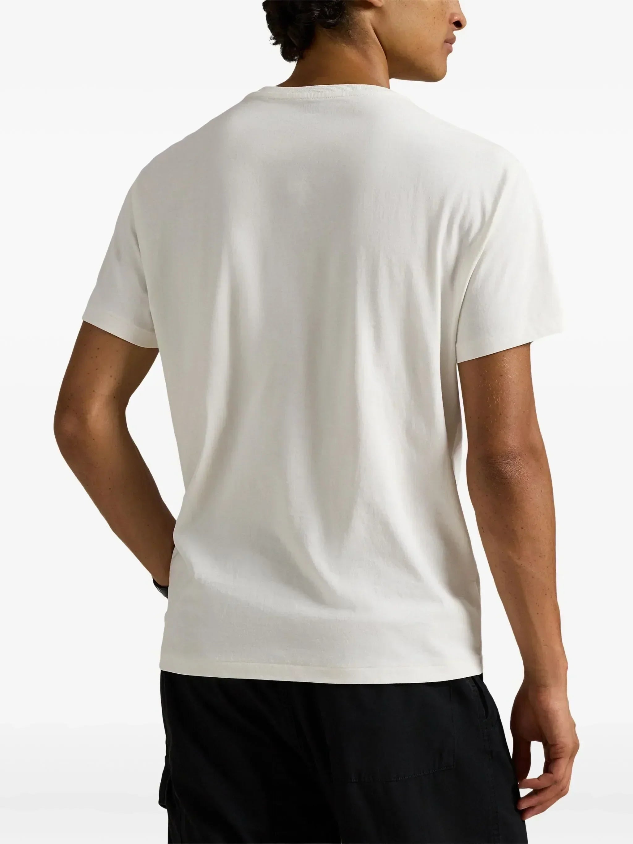 RALPH LAUREN Classic Fit Logo Jersey T-Shirt White