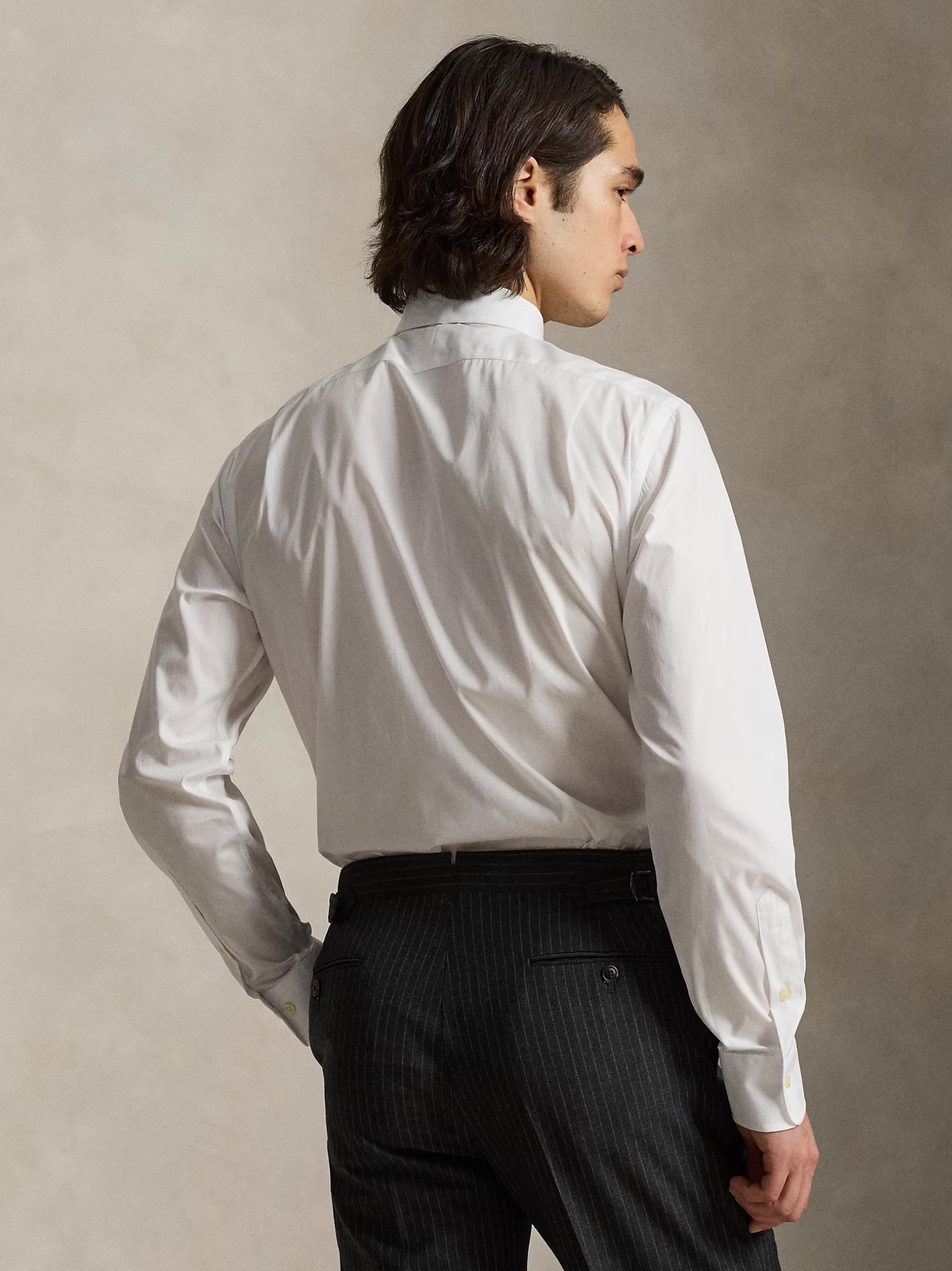 RALPH LAUREN Custom Fit Poplin Shirt White