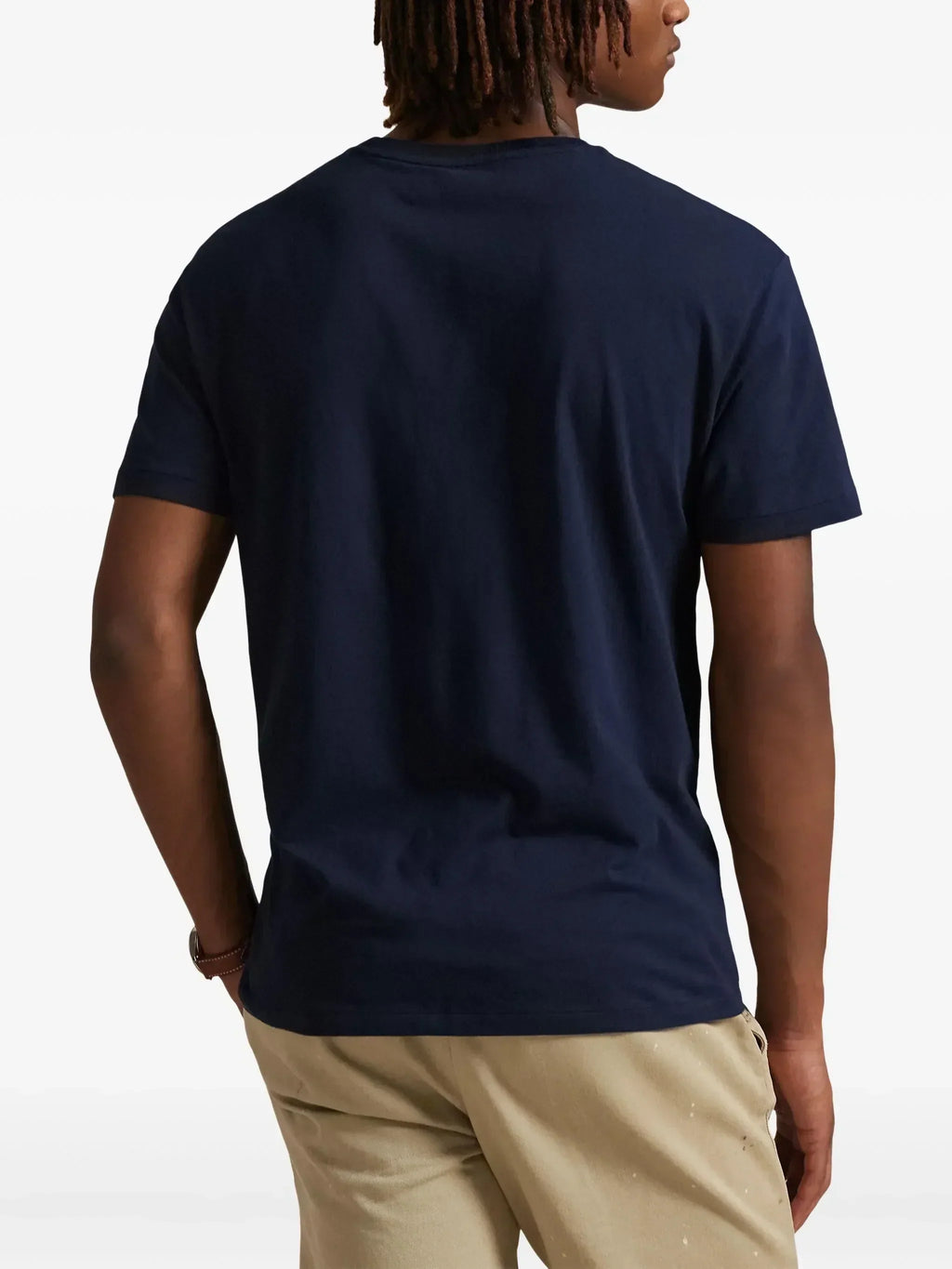 RALPH LAUREN Classic Fit Logo Jersey T-Shirt Aviator Navy