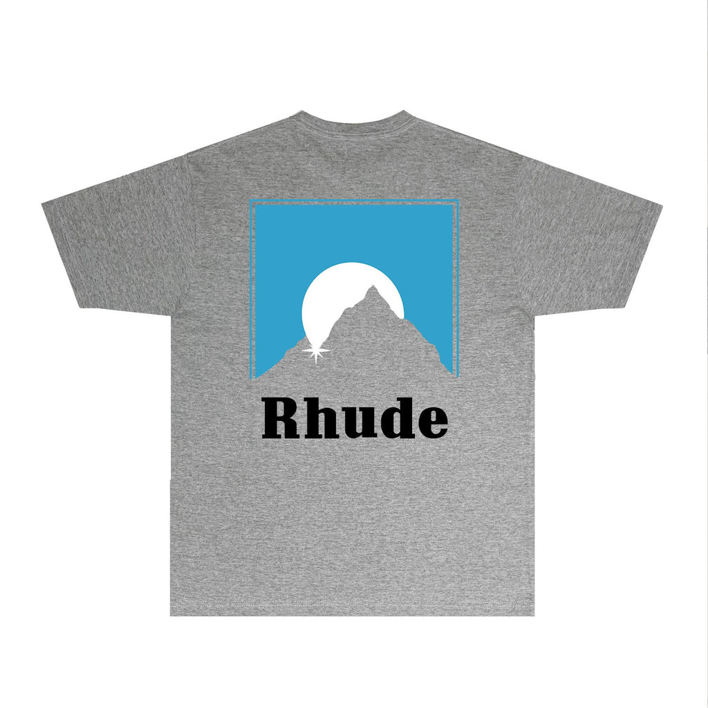 Rhude T-shirts Printed Trendy Pure Cotton