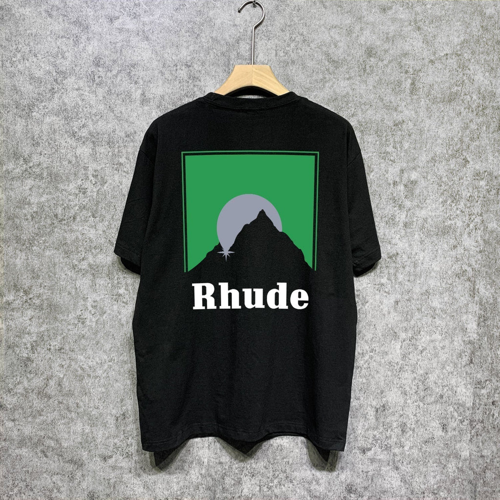 Rhude T-shirts Printed Trendy Pure Cotton