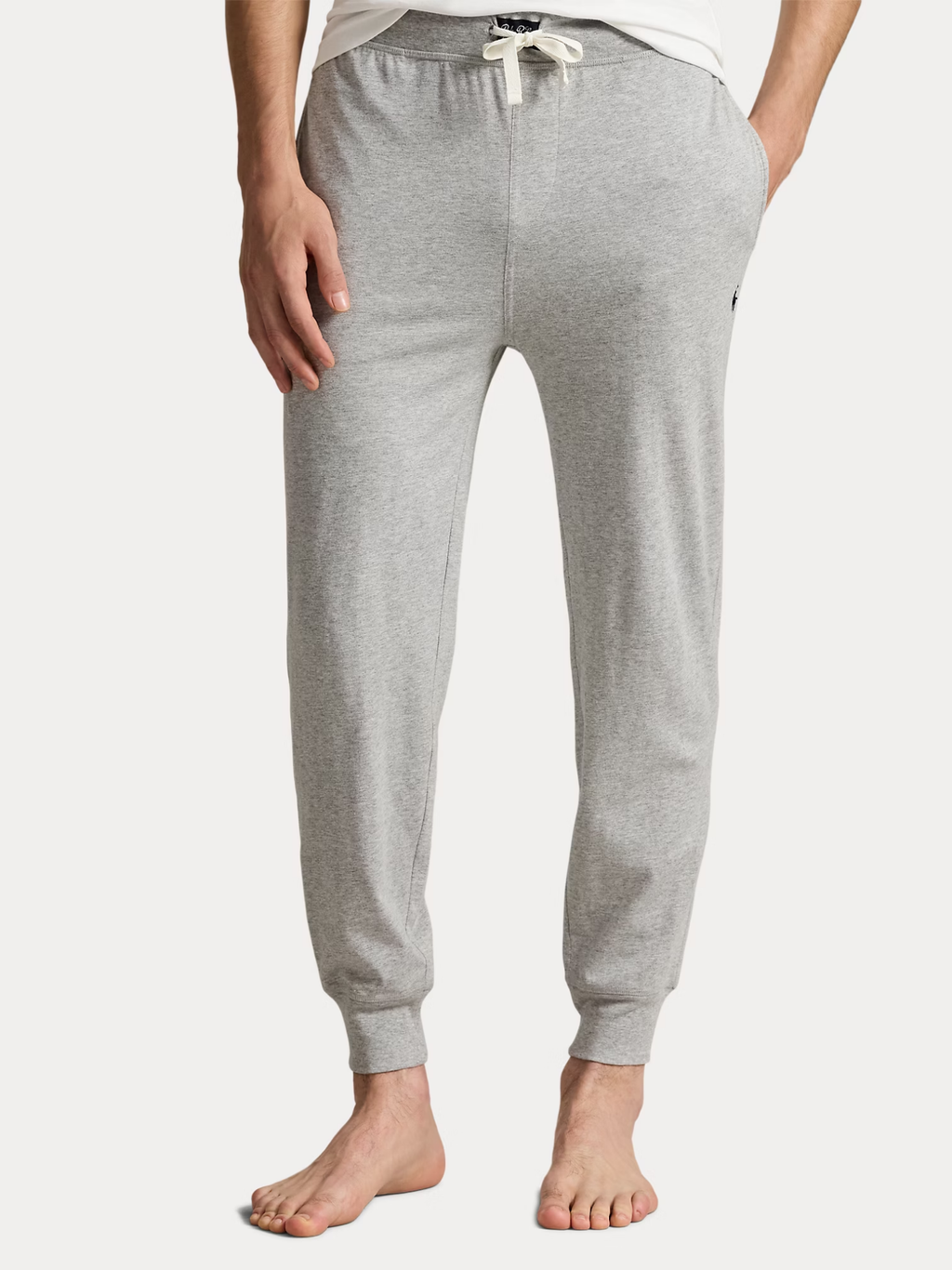 RALPH LAUREN Cotton Jersey Sleep Joggers Andover Heather